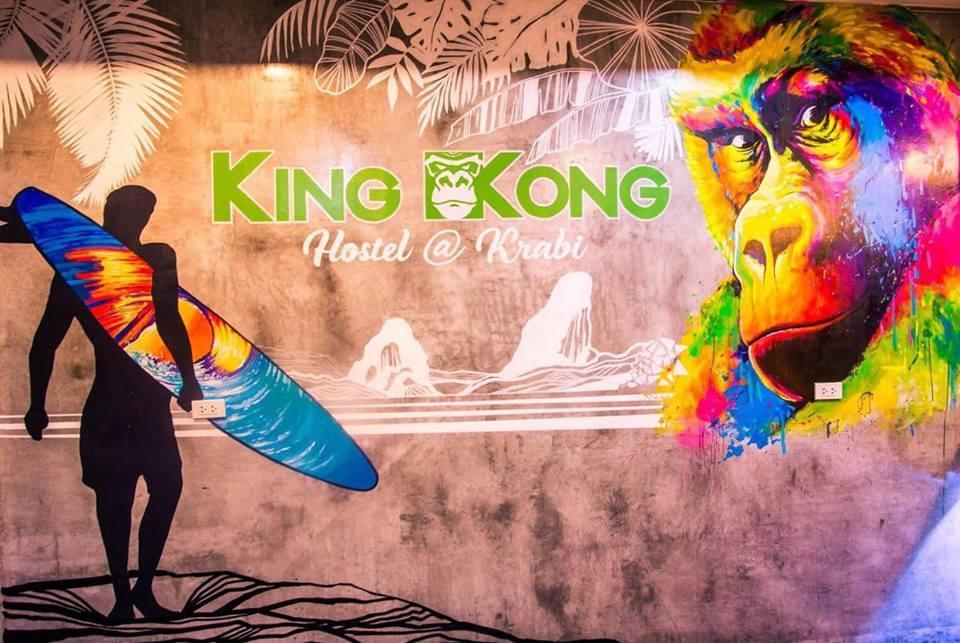 King Kong Hostel At Krabi town Exterior foto